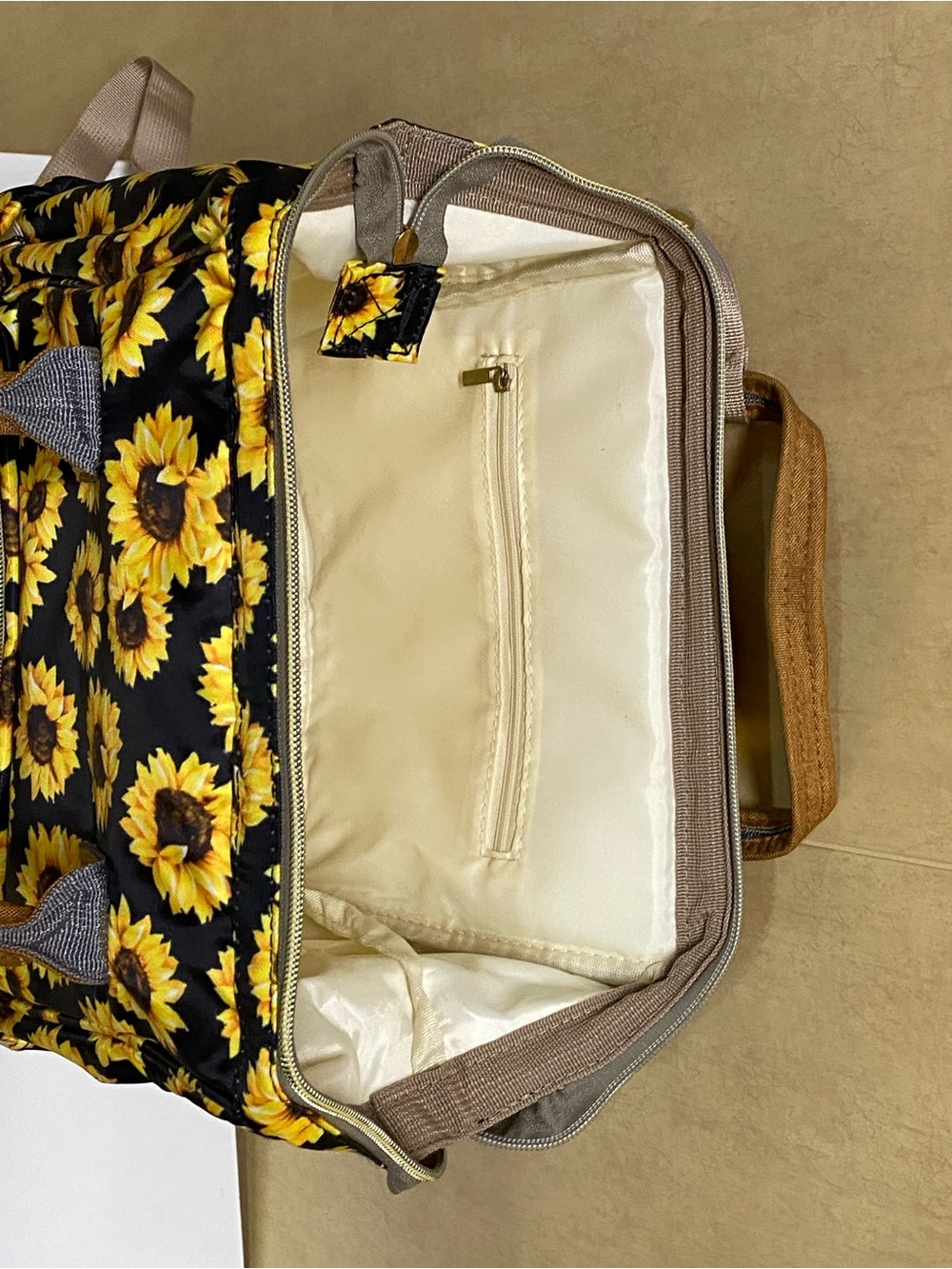 Backpack with Sunflowers - Picture 10 of 14